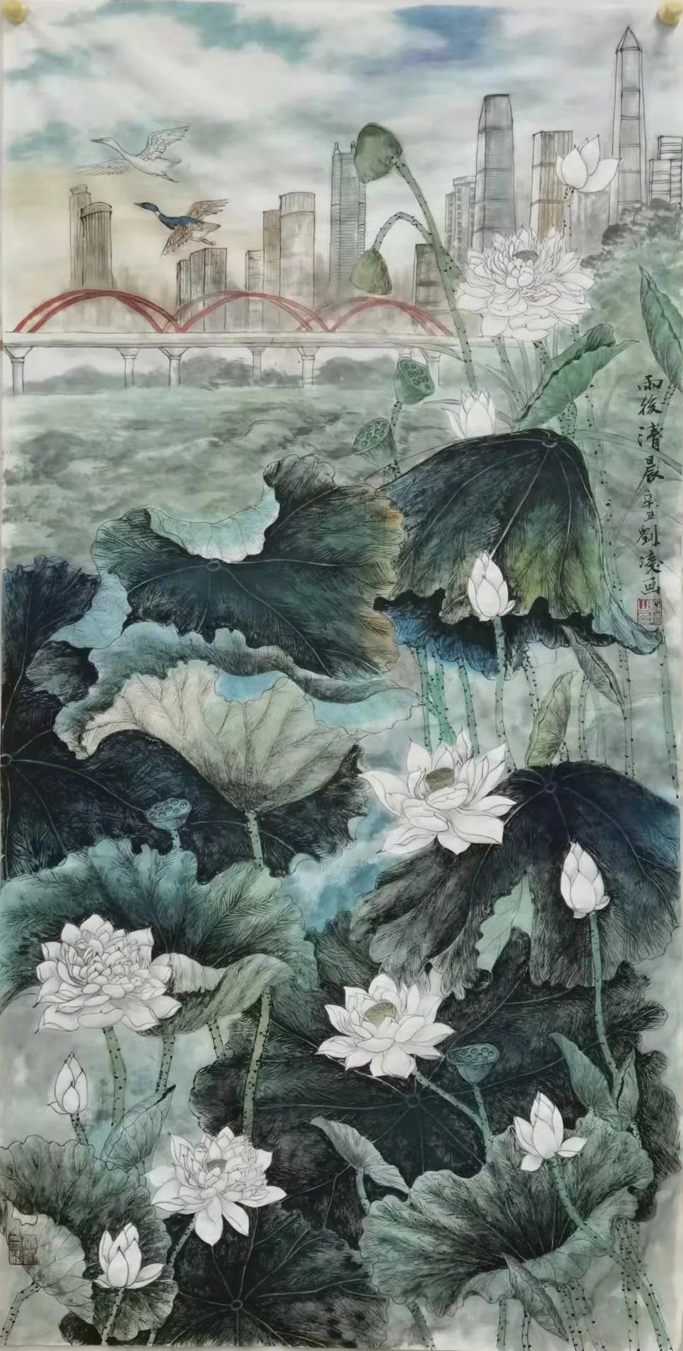 时代画卷第十七届深圳画家画深圳美术作品展在罗湖美术馆开幕附全部