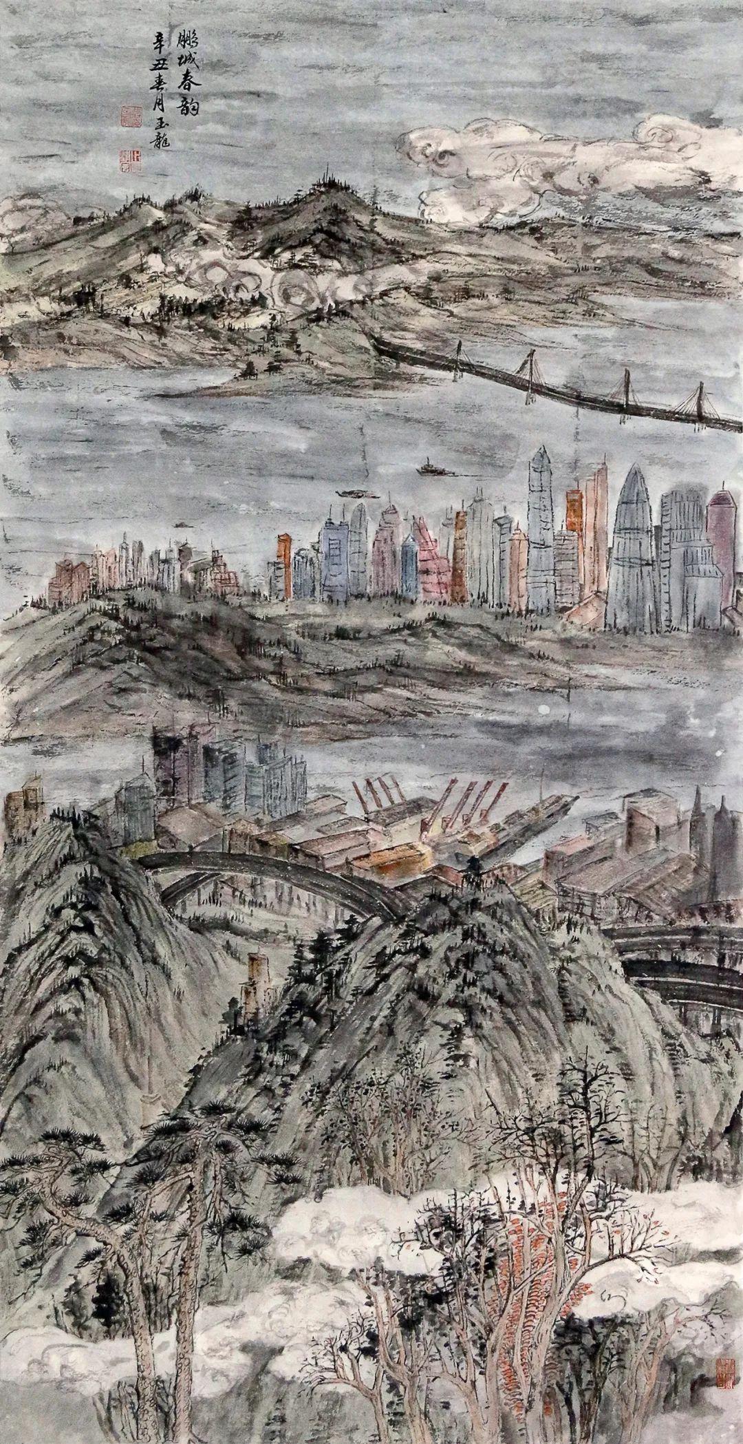 时代画卷第十七届深圳画家画深圳美术作品展在罗湖美术馆开幕附全部