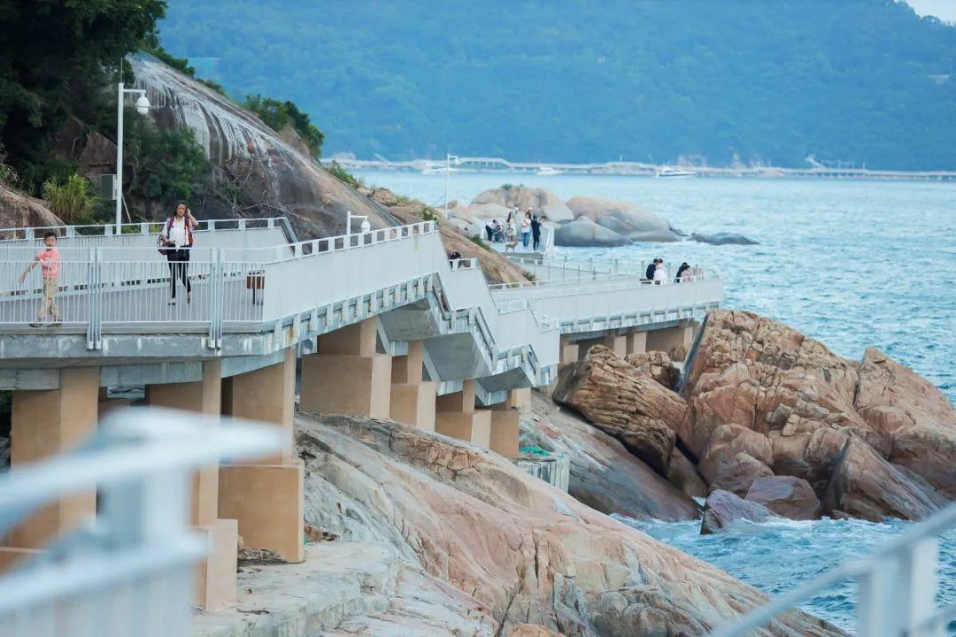 5公里海滨栈道视野开阔风情无限恩上水库鸟鸣深涧,景色怡人盐田河