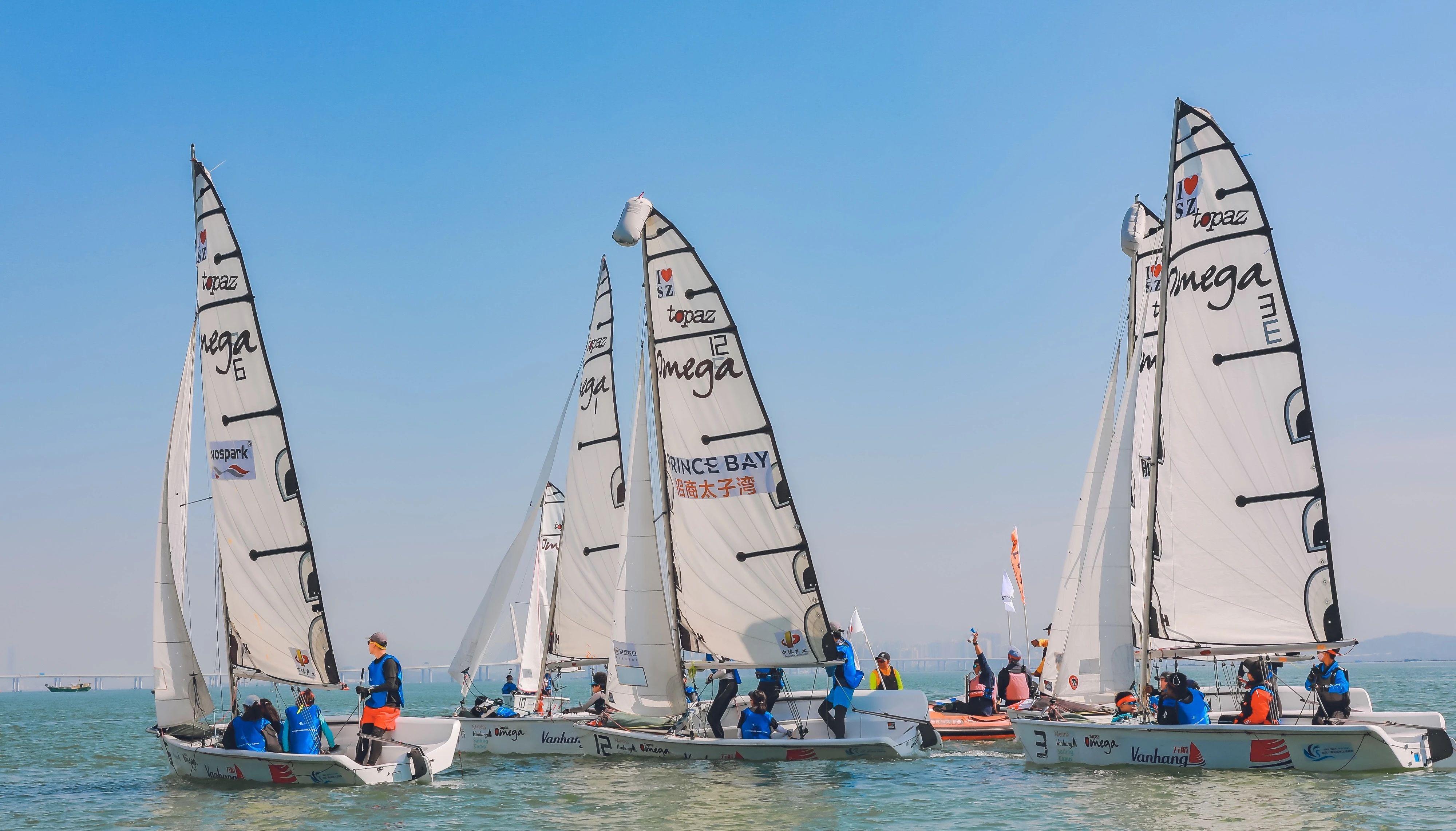 千帆竞渡深圳湾这场高大上帆船邀请赛在招商街道家门口举行