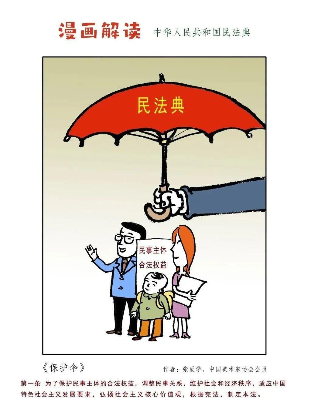 法治宣传月 | 漫画图解《民法典》