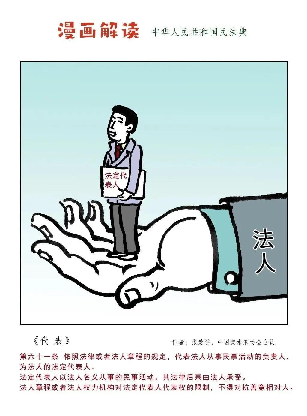 法治宣传月漫画图解民法典