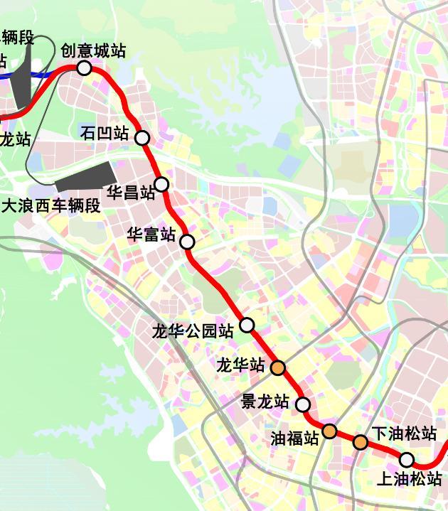 应宝安区诉求,新增规划石龙仔路通道作为比选线位,可加强对石龙仔核心