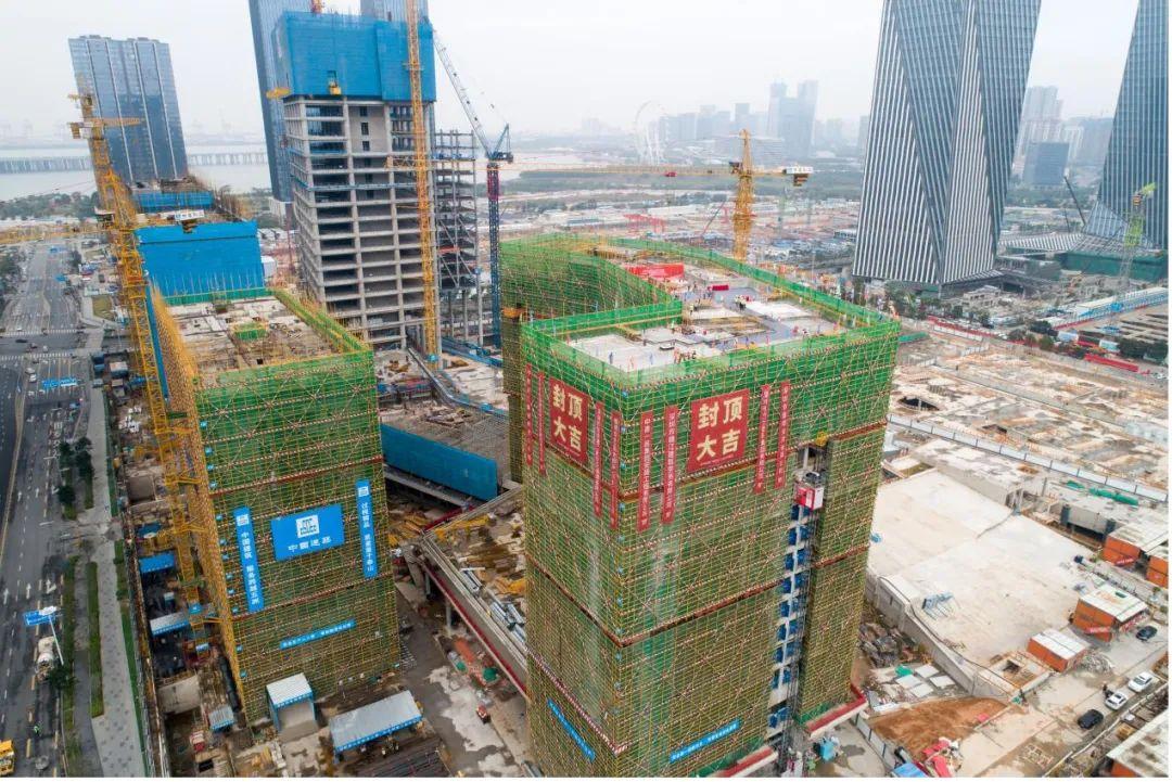 【工程战报】前海交易广场T5栋主体结构顺利封顶_深圳新闻网