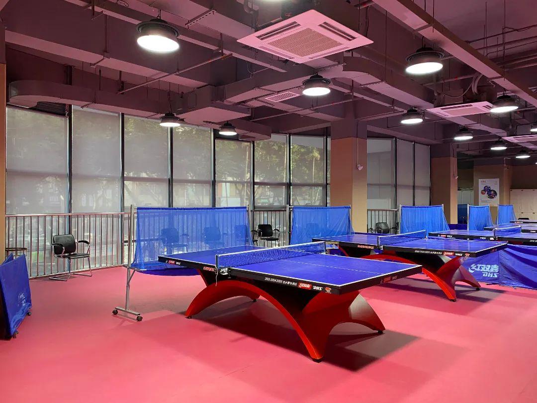 中心乒乓球室寒假免费开放健康运动等您来