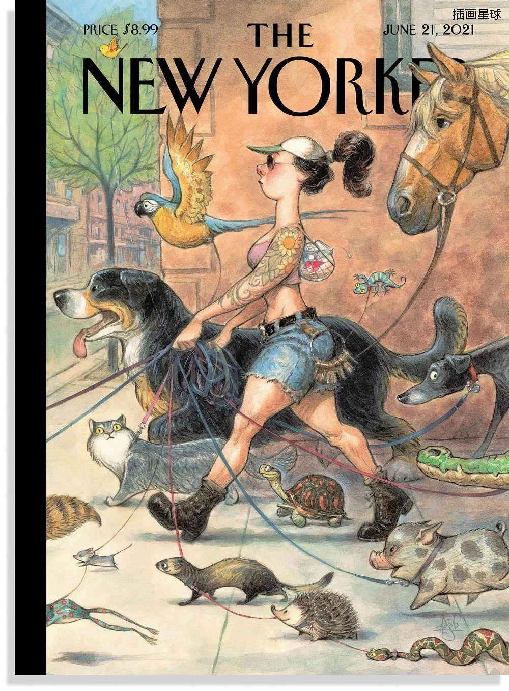 分享纽约客20202021封面插画大赏