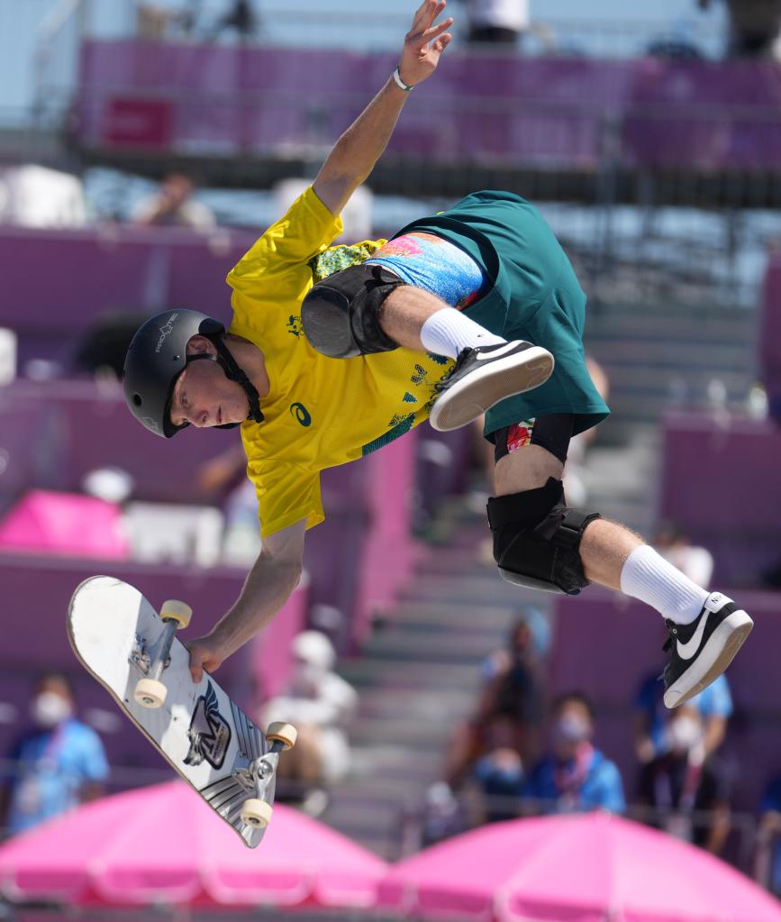 另一新增奥运项目滑板当天产生了本届奥运会的最后一枚金牌,澳大利亚