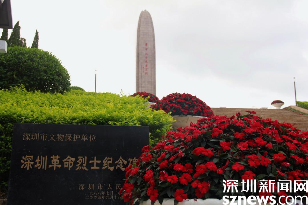 打卡深圳四史学习教育实践基地深圳革命烈士陵园革命精神万古长青